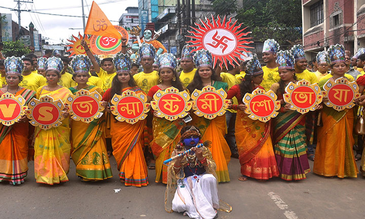 জন্মাষ্টমীর শোভাযাত্রা বন্ধ, শুধু পূজার আয়োজন