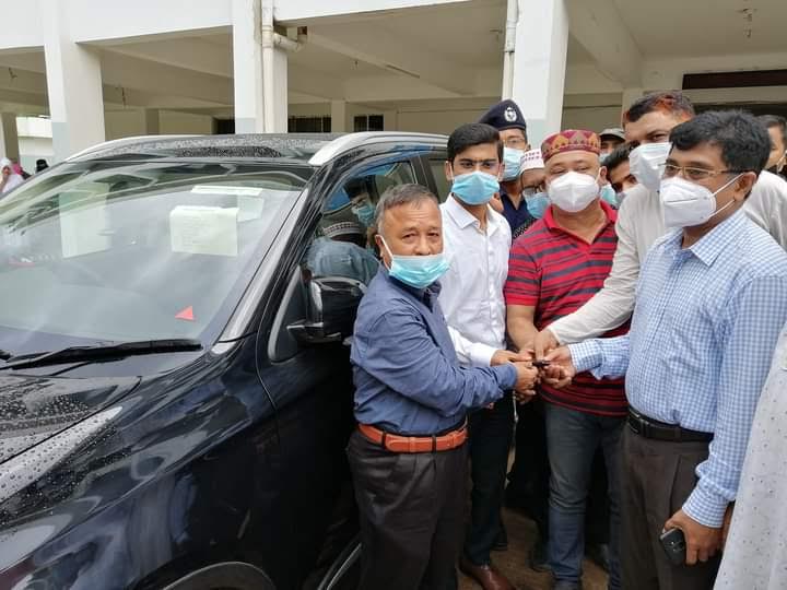 এমপি জাফরের প্রচেষ্ঠায় পাজেরো গাড়ি পেলো পেকুয়া উপজেলা হাসপাতাল
