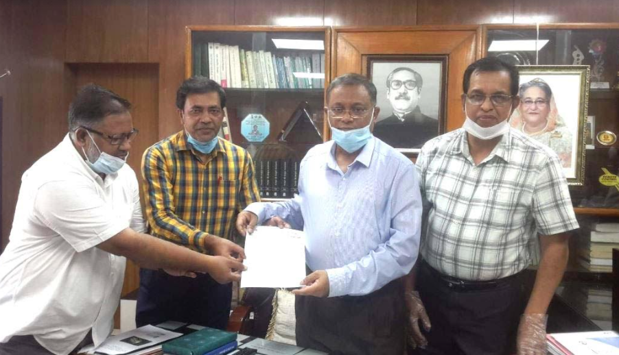 বাংলাদেশ এডিটরস ফোরামের কেন্দ্রীয় নেতৃবৃেন্দর সাথে তথ্যমন্ত্রী ড. হাছান মাহমুদের সৌজন্য সাক্ষাৎ