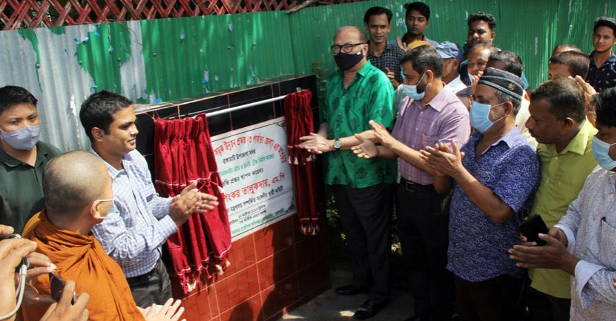 রাঙামাটিতে এলজিইডি’র ৩৪ কোটি টাকার সড়ক ও ব্রীজ নির্মাণকাজের উদ্বোধন করলেন এমপি দীপংকর তালুকদার