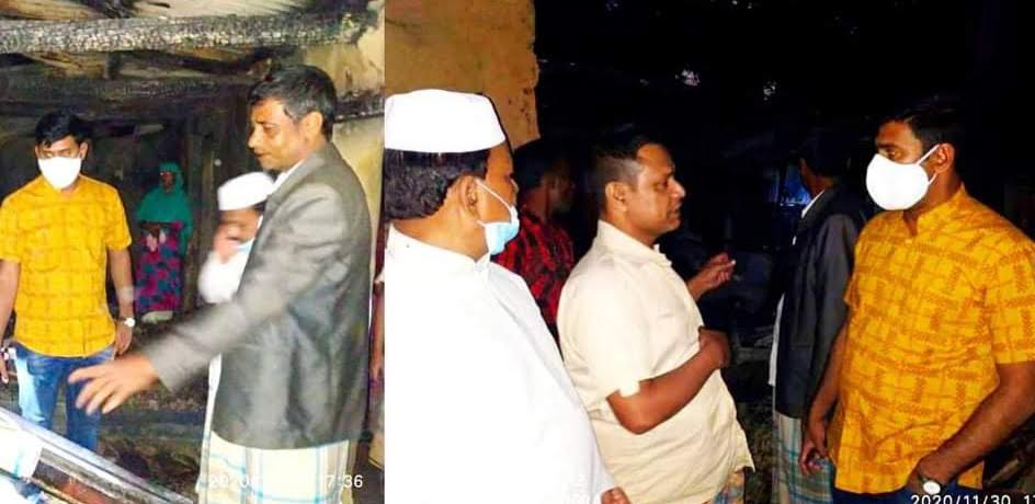 ক্ষতিগ্রস্ত পরিবারের পাশে লোহাগাড়া উপজেলা প্রশাসন