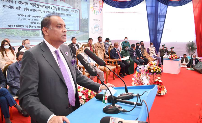 ক্যান্সার হাসপাতাল ও রিসার্স  ইনষ্টিটিউট এর জন্য ভূমিমন্ত্রীর ৫ কোটি টাকা অনুদান