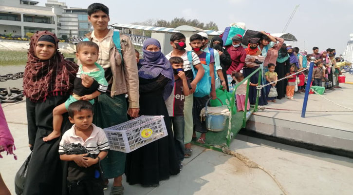 ভাসানচরের পথে আরও ১৭৫৯ জন রোহিঙ্গা 