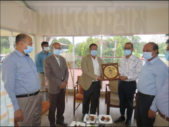 রাঙ্গামাটির জেলা প্রশাসকে বিদায় সংবর্ধনা প্রদান করলেন পার্বত্য চট্টগ্রাম উন্নয়ন বোর্ড