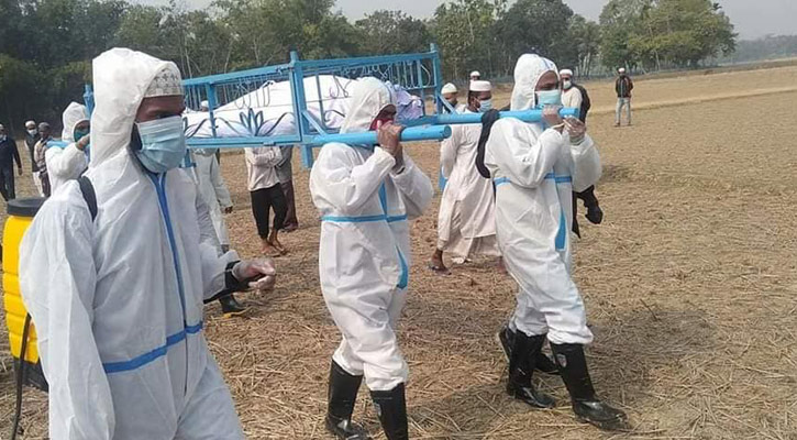 করোনাকালে শেষযাত্রায় ভরসা গাউসিয়া কমিটি