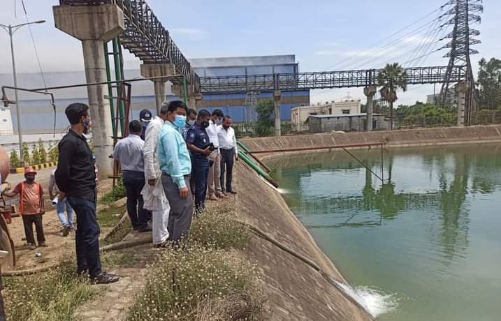 মীরসরাই উপজেলা প্রশাসনের বিএসআরএম কারখানা পরিদর্শন 