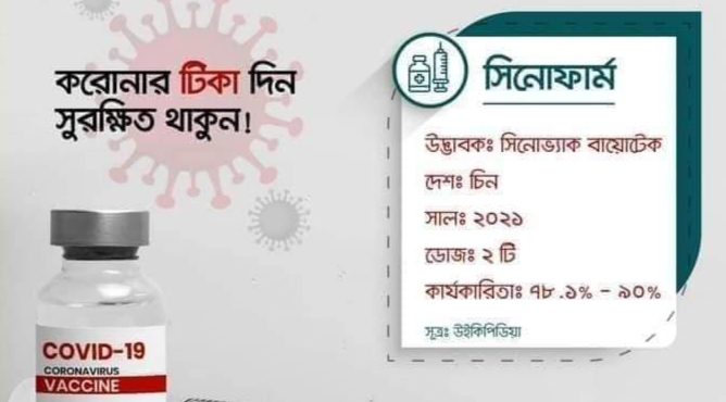 মীরসরাইয়ে বঙ্গবন্ধুর কন্যার জন্মদিনে মঙ্গলবার করোনা টিকা দেয়া হবে