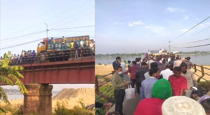 দুই ঘণ্টার দুর্ভোগ কালুরঘাট সেতুতে