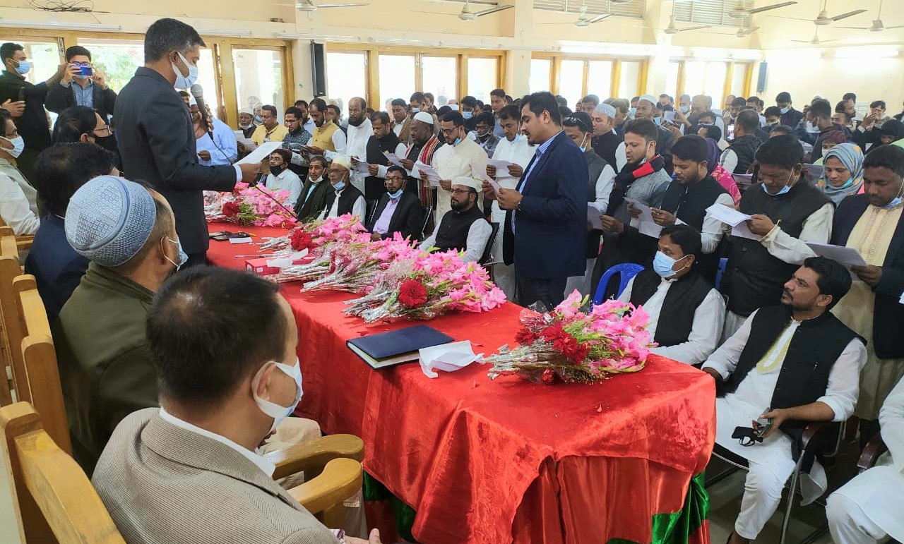 রাঙ্গুনিয়ায়  শপথ নিল, ১৩ ইউনিয়নের ১৫৬ ইউপি সদস্য  