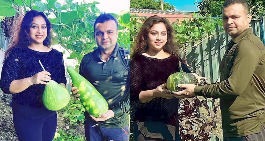 অস্ট্রেলিয়ায় লাউ, কুমড়া চাষ করছেন শাবনূর!