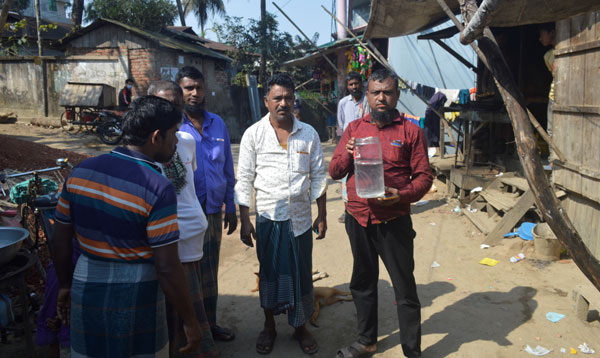 বান্দরবানে সাপ্লাই পানিতে আসছে পোকা