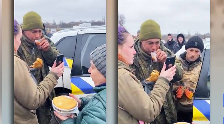 ইউক্রেনে চা-কেক খেয়ে কাঁদলেন রুশ সেনারা! 
