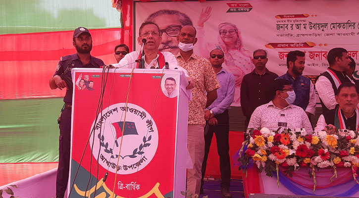 বিএনপি পেছনের দরজা দিয়ে ক্ষমতায় আসতে চায়: আইনমন্ত্রী