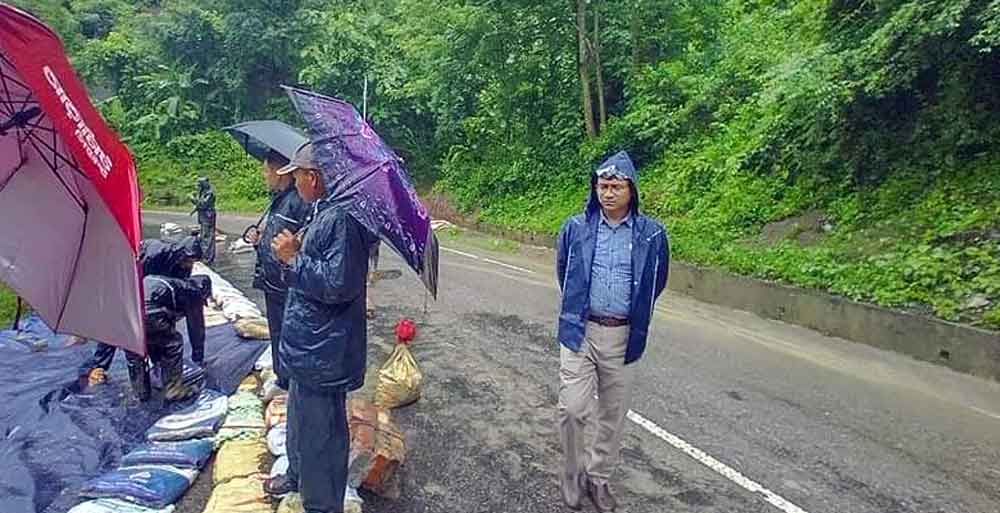 টানা ভারী বর্ষণ ও পাহাড়ি ঢলে রাঙ্গামাটির জনজীবন বিপর্যস্ত
