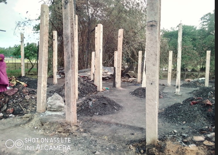 কুতুবদিয়ায় ৫টি  বসতবাড়ি আগুেন পুড়ে অঙ্গার 