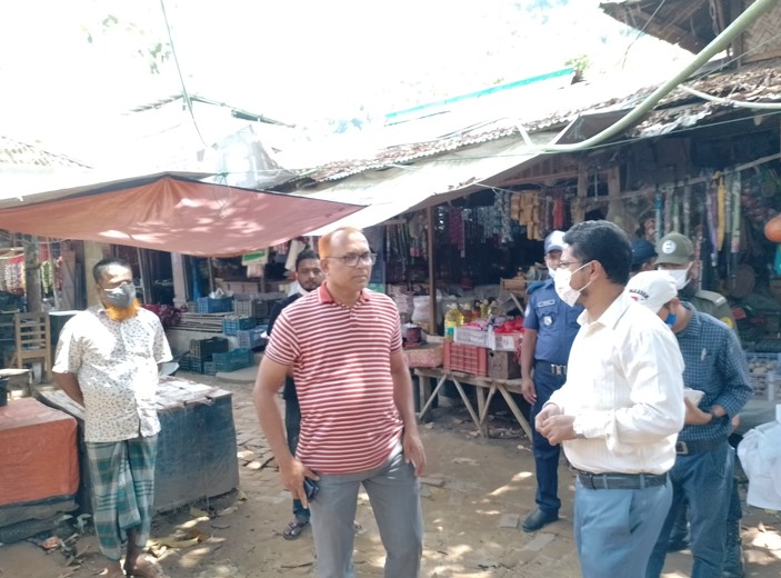 বরকলে বাজার ব্যবস্থাপনা সরেজমিনে ইউএনও