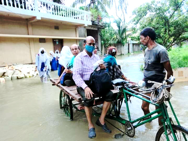 হালদার জোয়ারের পানিতে প্লাবিত কয়েকটি গ্রাম