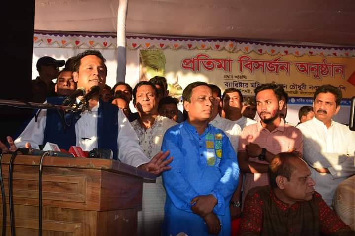 কক্সবাজারের লাবণী পয়েন্টে উৎসবমুখর পরিবেশে প্রতিমা বিসর্জন অনুষ্ঠিত