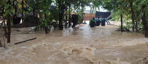 কক্সবাজারে অতিবৃষ্টি, নিম্নাঞ্চল প্লাবিত