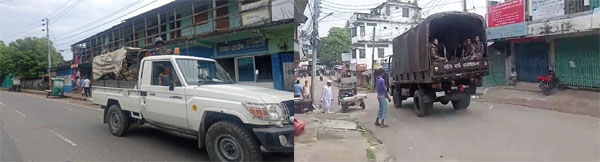 রাঙ্গামাটিতে পরিস্থিতি শান্ত, পথে পথে নিরাপত্তা বাহিনীর টহল