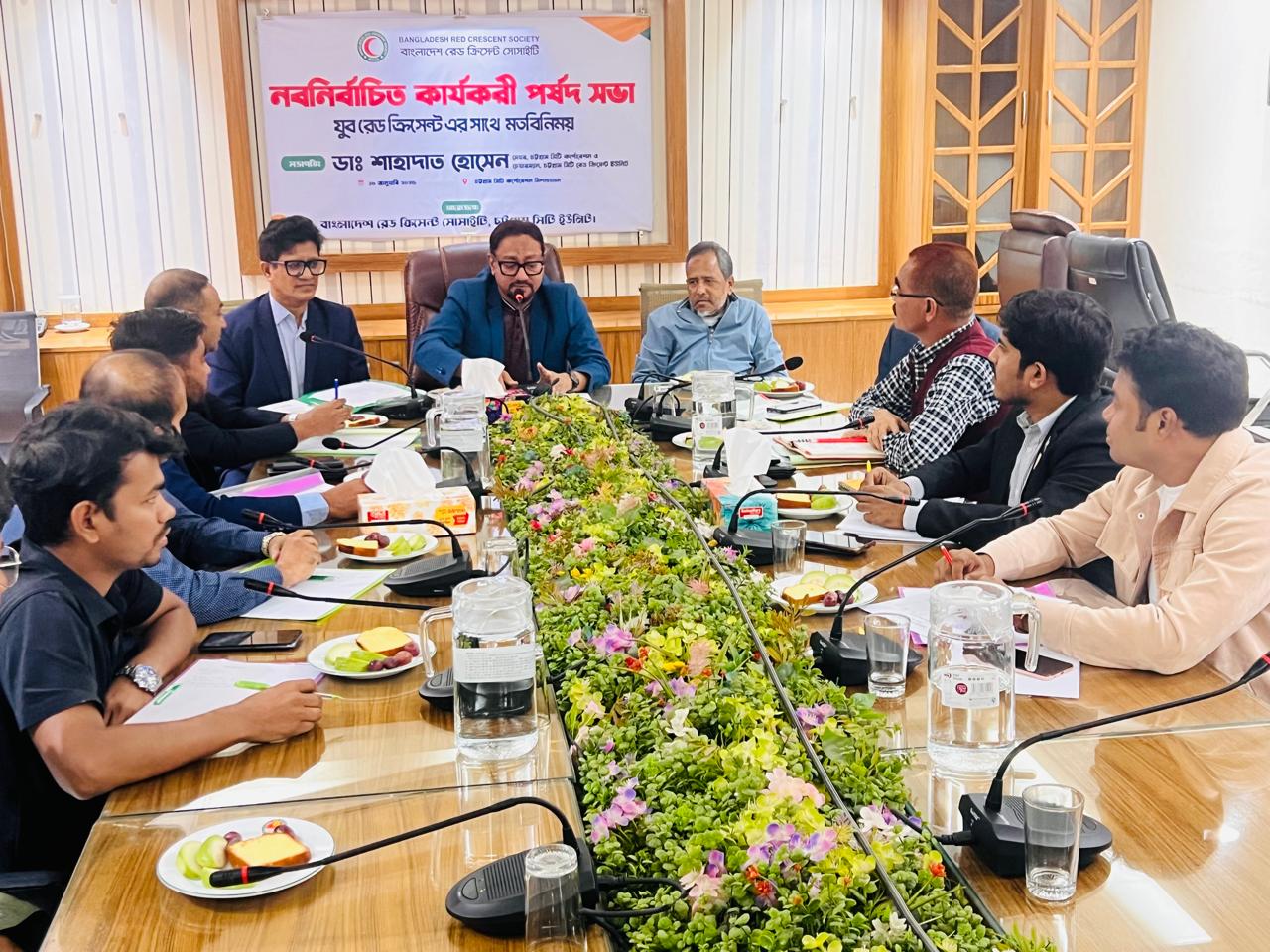  দুর্যোগকালে রেড ক্রিসেন্টের ভূমিকা প্রশংসনীয়, মেয়র ডা. শাহাদাত
