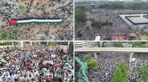 'মার্চ ফর গাজা' কর্মসূচি অনুষ্ঠিত