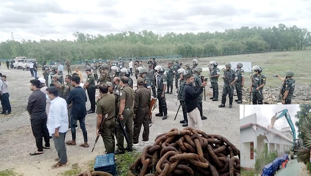 সীতাকুণ্ডে বনভূমিতে গড়ে ওঠা অবৈধ ‘কোহিনূর স্টিল’ শিপ ব্রেকিং ইয়ার্ড উচ্ছেদ