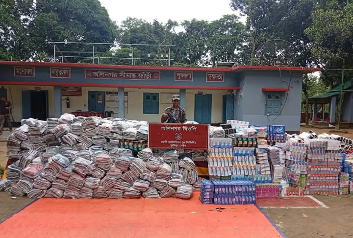বিজিবি'র অভিযানে কোটি টাকার মাদক ও চোরাচালান জব্দ