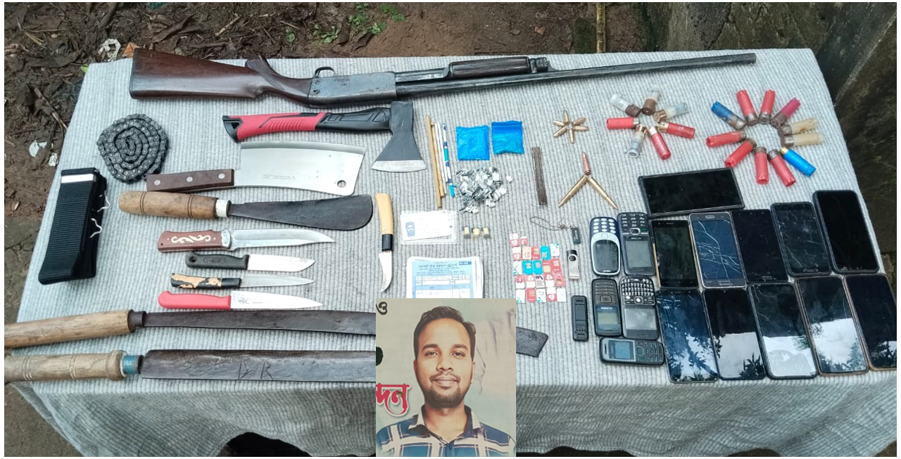 ফটিকছড়িতে সেনা অভিযানে অস্ত্র-গুলিসহ যুবক আটক