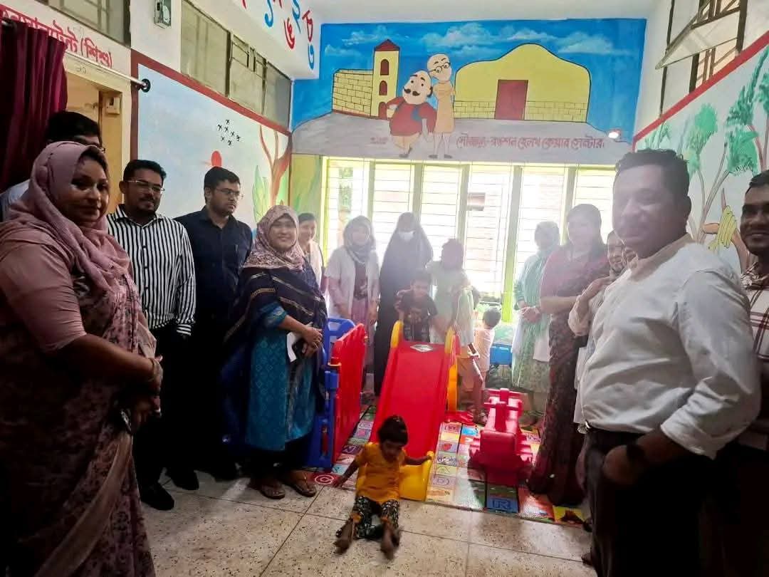 বোয়ালখালী স্বাস্থ্য কমপ্লেক্সে শিশুদের কিডস কর্ণার