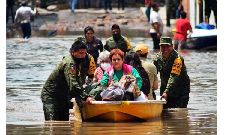 মেক্সিকাতে বন্যায় ৭০ জনের মৃত্যু