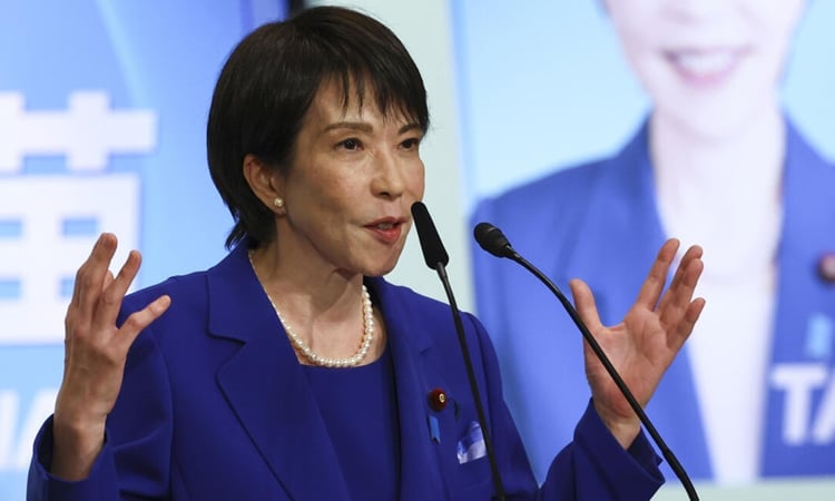 জাপানের প্রথম নারী প্রধানমন্ত্রী সানায়ে তাকাইচি