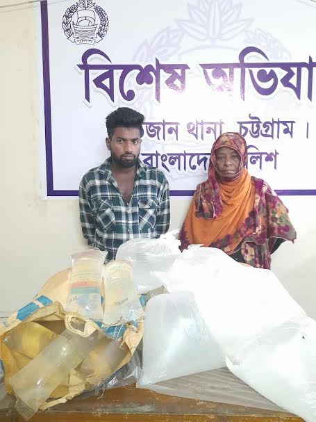 রাউজানে ৭৫ লিটার চোলাই মদ ও মাদক পরিবহনে ব্যবহৃত সিএনজি উদ্ধার, আটক ২