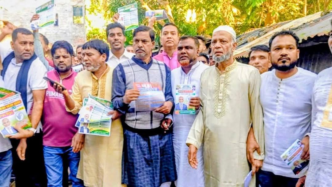 বোয়ালখালী শাকপুরা ১ ও ২ ওয়ার্ডে বিএনপির গণসংযোগ 