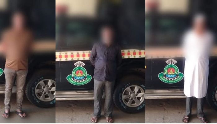 জোড়া খুন মামলার পলাতক তিন আসামি গ্রেফতার করেছে র‌্যাব-৭