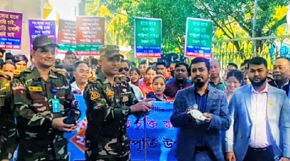 পার্বত্য শান্তি চুক্তির ২৮তম বর্ষপূর্তি উপলক্ষে আলীকদমে র‍্যালি, আলোচনা সভা ও শীতবস্ত্র-ঔষধ বিতরণ