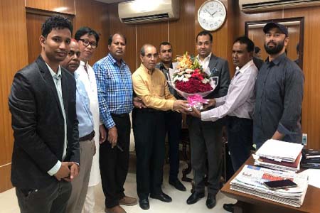 তথ্য প্রতিমন্ত্রীর সঙ্গে ওনাবের সৌজন্য সাক্ষাৎ