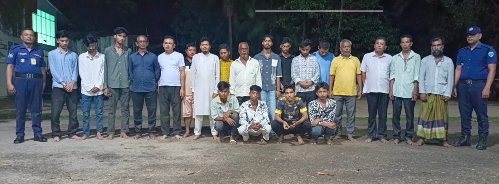 রাঙামাটিতে ডেভিল হান্ট, কিশোর গ্যাং,মাদক ও জুয়া বিরোধী অভিযানে আটক-২১